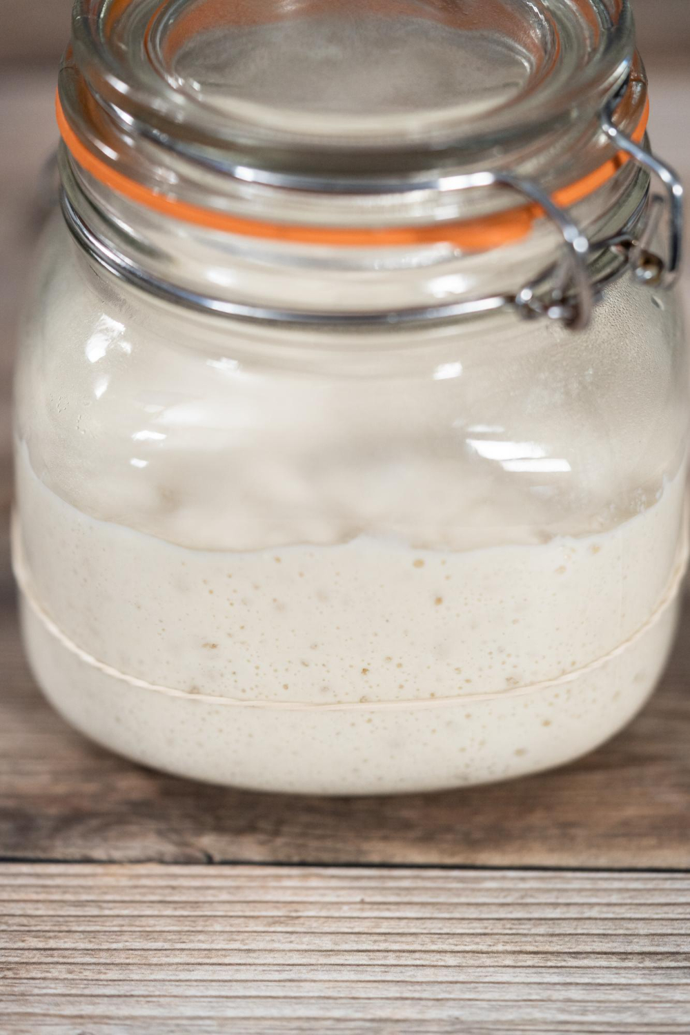 Perfect amount of sourdough starter